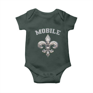 Mardi Gras Mobile Alabama Baby Onesie TS09 Print Your Wear