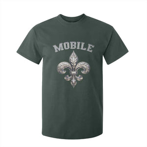 Mardi Gras Mobile Alabama T Shirt For Kid TS09 Dark Forest Green Print Your Wear