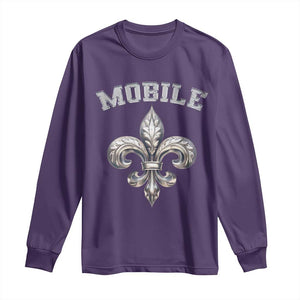 Mardi Gras Mobile Alabama Long Sleeve Shirt TS09 Purple Print Your Wear
