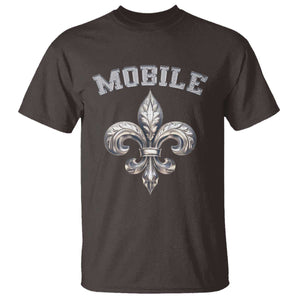 Mardi Gras Mobile Alabama T Shirt TS09 Dark Chocolate Print Your Wear