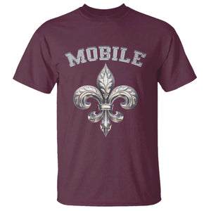 Mardi Gras Mobile Alabama T Shirt TS09 Maroon Print Your Wear