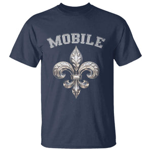 Mardi Gras Mobile Alabama T Shirt TS09 Navy Print Your Wear