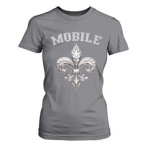 Mardi Gras Mobile Alabama T Shirt For Women TS09 Charcoal Print Your Wear