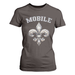Mardi Gras Mobile Alabama T Shirt For Women TS09 Dark Chocolate Print Your Wear