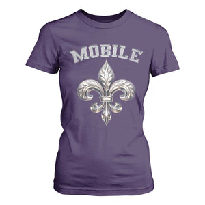 Mardi Gras Mobile Alabama T Shirt For Women TS09 Purple Print Your Wear