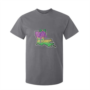Louisiana Mardi Gras Coquette T Shirt For Kid TS09 Charcoal Print Your Wear