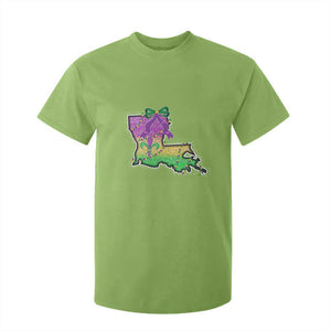 Louisiana Mardi Gras Coquette T Shirt For Kid TS09 Lime Print Your Wear