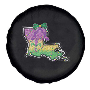 Louisiana Mardi Gras Coquette Spare Tire Cover TS09 Print Your Wear