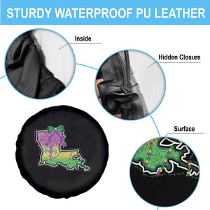 Louisiana Mardi Gras Coquette Spare Tire Cover TS09 Print Your Wear