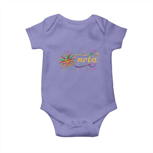 Mardi Gras Baby Onesie NOLA New Orleans Louisiana TS09 Violet Print Your Wear