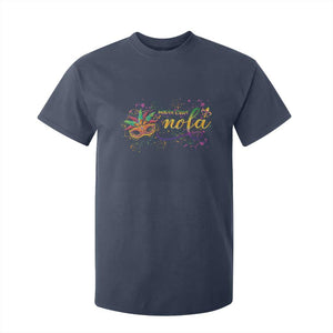 Mardi Gras T Shirt For Kid NOLA New Orleans Louisiana TS09 Navy Print Your Wear