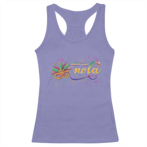 Mardi Gras Racerback Tank Top NOLA New Orleans Louisiana TS09 Violet Print Your Wear