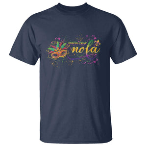 Mardi Gras T Shirt NOLA New Orleans Louisiana TS09 Navy Print Your Wear