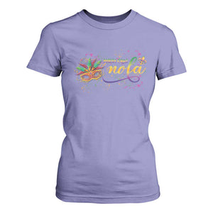 Mardi Gras T Shirt For Women NOLA New Orleans Louisiana TS09 Violet Print Your Wear