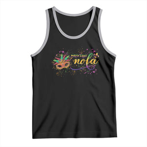 Mardi Gras Tank Top NOLA New Orleans Louisiana TS09 Black Athletic Heather Print Your Wear