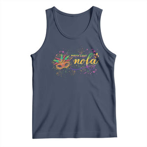 Mardi Gras Tank Top NOLA New Orleans Louisiana TS09 Navy Print Your Wear