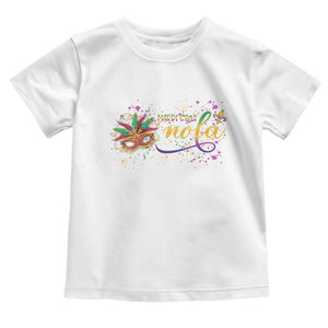 Mardi Gras Toddler T Shirt NOLA New Orleans Louisiana TS09 White Print Your Wear