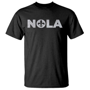 NOLA New Orleans Louisiana T Shirt TS09 Black Print Your Wear