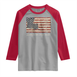 Louisiana Raglan Shirt Laissez Les Bon Temps Rouler American Flag TS09 Sport Gray Red Print Your Wear