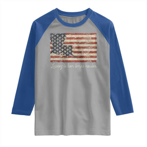 Louisiana Raglan Shirt Laissez Les Bon Temps Rouler American Flag TS09 Sport Gray Royal Print Your Wear