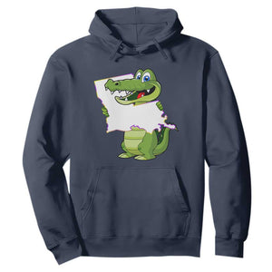 Cute Louisiana Aligator Hoodie TS09 Navy Print Your Wear