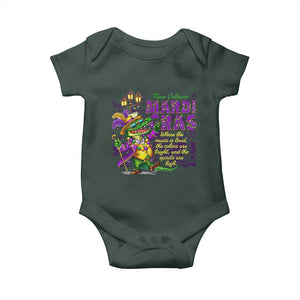 New Orleans Louisiana Mardi Gras Baby Onesie Where The Music Is Loud The Colors Are Bright And The Spirits Are High TS09 Print Your Wear
