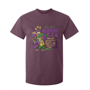 New Orleans Louisiana Mardi Gras T Shirt For Kid Where The Music Is Loud The Colors Are Bright And The Spirits Are High TS09 Maroon Print Your Wear