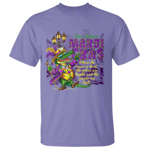 New Orleans Louisiana Mardi Gras T Shirt Where The Music Is Loud The Colors Are Bright And The Spirits Are High TS09 Violet Print Your Wear