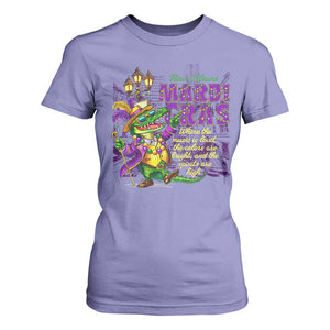 New Orleans Louisiana Mardi Gras T Shirt For Women Where The Music Is Loud The Colors Are Bright And The Spirits Are High TS09 Violet Print Your Wear