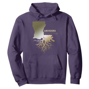 Louisiana Roots Pride Hoodie TS09 Purple Print Your Wear