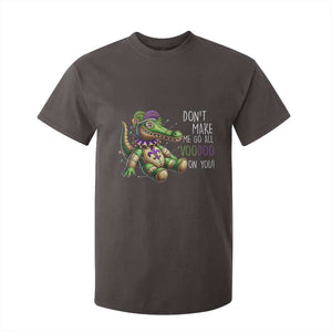 Voodoo Mardi Gras T Shirt For Kid Aligator Voodoo Doll New Orleans Louisiana TS09 Dark Chocolate Print Your Wear