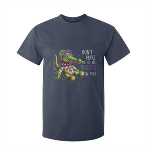 Voodoo Mardi Gras T Shirt For Kid Aligator Voodoo Doll New Orleans Louisiana TS09 Navy Print Your Wear