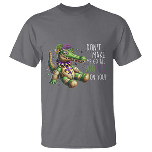 Voodoo Mardi Gras T Shirt Aligator Voodoo Doll New Orleans Louisiana TS09 Charcoal Print Your Wear