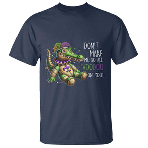 Voodoo Mardi Gras T Shirt Aligator Voodoo Doll New Orleans Louisiana TS09 Navy Print Your Wear