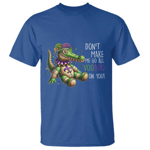 Voodoo Mardi Gras T Shirt Aligator Voodoo Doll New Orleans Louisiana TS09 Royal Blue Print Your Wear