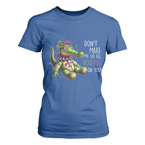 Voodoo Mardi Gras T Shirt For Women Aligator Voodoo Doll New Orleans Louisiana TS09 Royal Blue Print Your Wear