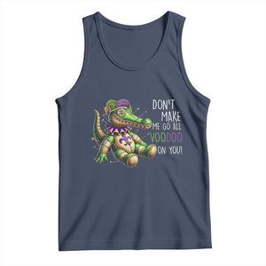 Voodoo Mardi Gras Tank Top Aligator Voodoo Doll New Orleans Louisiana TS09 Navy Print Your Wear