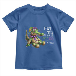 Voodoo Mardi Gras Toddler T Shirt Aligator Voodoo Doll New Orleans Louisiana TS09 Royal Blue Print Your Wear