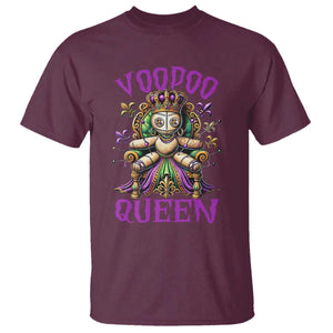 Mardi Gras Voodoo Queen T Shirt TS09 Maroon Print Your Wear