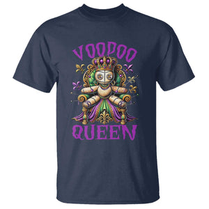 Mardi Gras Voodoo Queen T Shirt TS09 Navy Print Your Wear