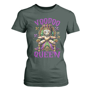 Mardi Gras Voodoo Queen T Shirt For Women TS09 Dark Forest Green Print Your Wear