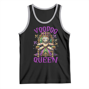 Mardi Gras Voodoo Queen Tank Top TS09 Black Athletic Heather Print Your Wear