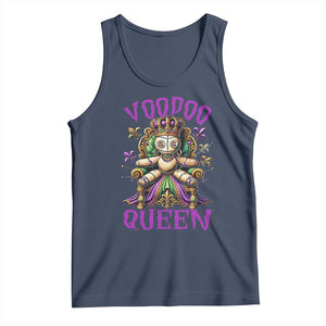 Mardi Gras Voodoo Queen Tank Top TS09 Navy Print Your Wear