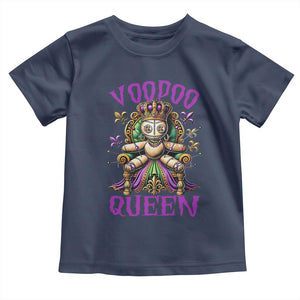 Mardi Gras Voodoo Queen Toddler T Shirt TS09 Navy Print Your Wear