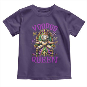 Mardi Gras Voodoo Queen Toddler T Shirt TS09 Purple Print Your Wear