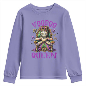 Mardi Gras Voodoo Queen Youth Sweatshirt TS09 Violet Print Your Wear