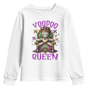 Mardi Gras Voodoo Queen Youth Sweatshirt TS09 White Print Your Wear