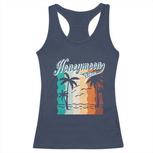 Honeymoon Vibe Racerback Tank Top Beach Trip Married Couple Matching TS09 Navy Print Your Wear
