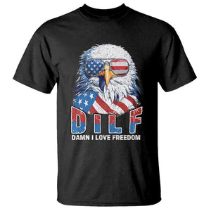 Funny 4th Of July T Shirt Damn I Love Freedom TS09 Black Print Your Wear