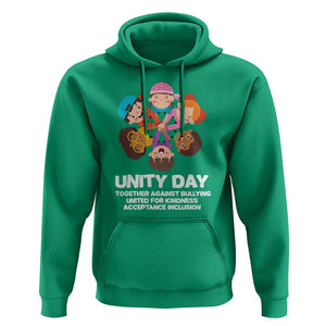 Unity Day Hoodie Together Against Bullying Cute Kids End Bullying TS09 Irish Green Print Your Wear
